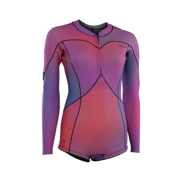 WOMEN WETSUIT AMAZE HOT SHORTY 1.5 LONGSLEEVE FRONT ZIP